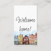 実在不動産、不動産仲介業者、ブローカー 名刺 (正面)