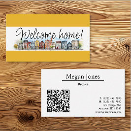 実在不動産、不動産仲介業者、ブローカー 名刺