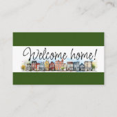 実在不動産、不動産仲介業者、ブローカー 名刺 (正面)