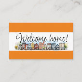 実在不動産、不動産仲介業者、ブローカー 名刺 (正面)