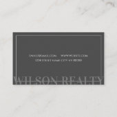 実在不動産 名刺 (裏面)