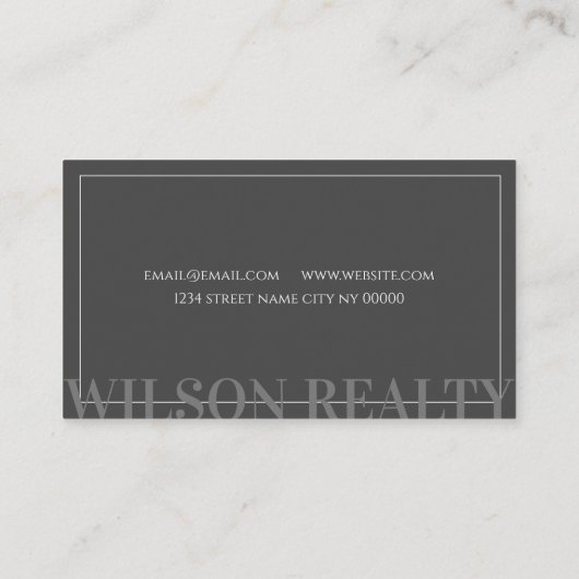 実在不動産 名刺 (裏面)