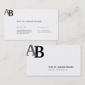 実在不動産 名刺 (正面/裏面)