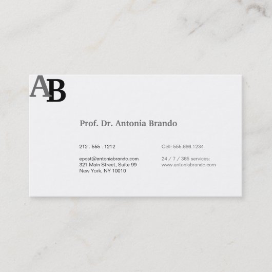 実在不動産 名刺 (正面)