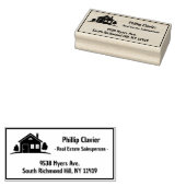 実在不動産 |差出人住所 ラバースタンプ (押印)