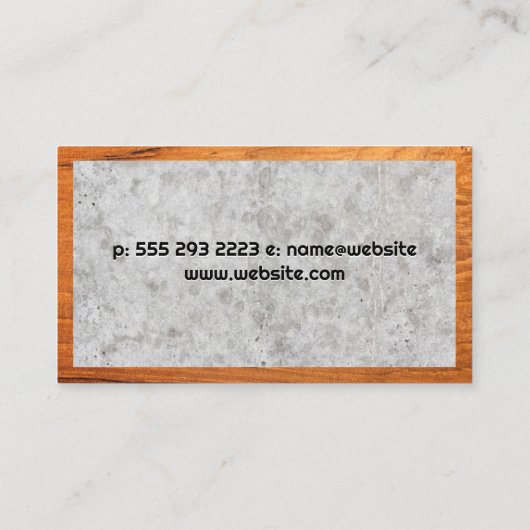 実在不動産 |建築ビルドロゴ 名刺 (裏面)