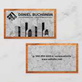 実在不動産 |建築ビルドロゴ 名刺 (正面/裏面)