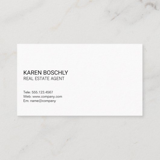 実在不動産 | 木製トリム 名刺 (裏面)