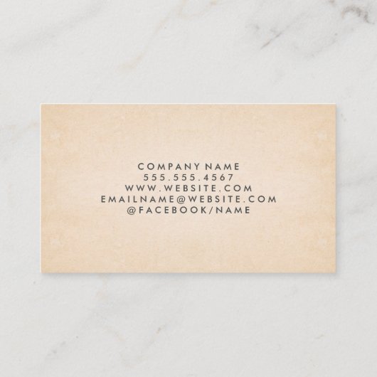 実在不動産 | 紙テクスチャ 名刺 (裏面)