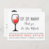 実在不動産sipホテル紹介のお知らせ 案内ポストカード (正面/裏面)