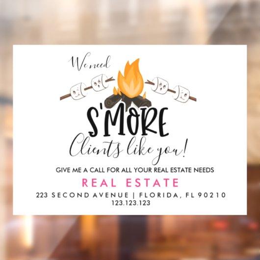 実在不動産SMORE紹介お知らせ ウィンドウサイン (シート2)