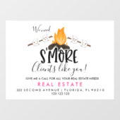 実在不動産SMORE紹介お知らせ ウィンドウサイン (シート)