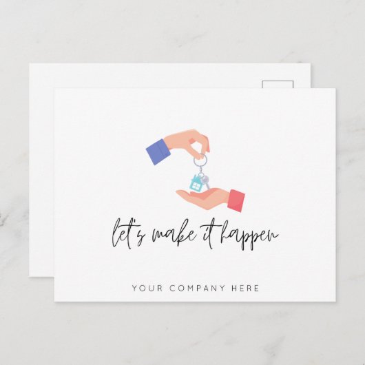 実在事業 ポストカード (正面/裏面)