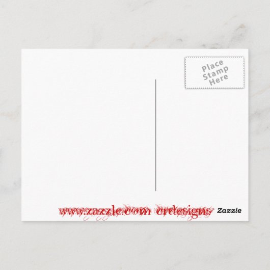 実在人祈 ポストカード (裏面)