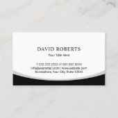 実在代理カスタムプロフェッショナル 名刺 (裏面)