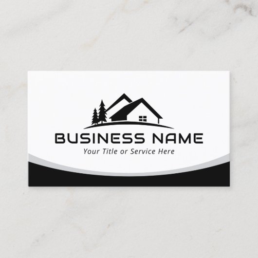 実在代理カスタムプロフェッショナル 名刺 (正面)