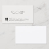 実在代理シンプルミニマル業証 名刺 (正面/裏面)