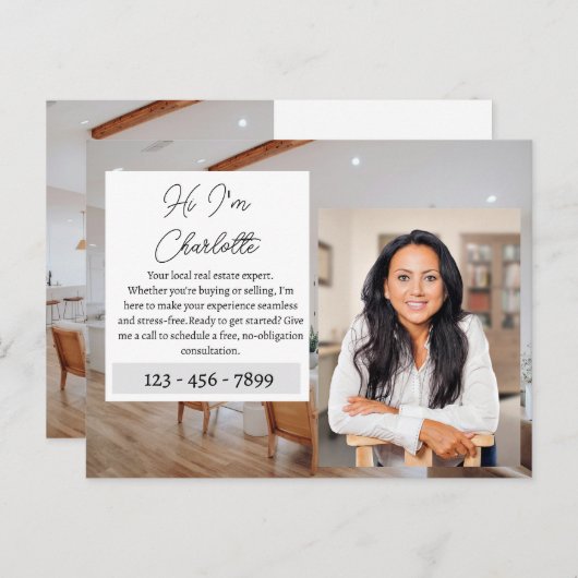 実在代理マーケティング ポストカード (正面/裏面)