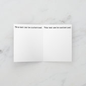 実在代理不動産仲介業者おもしろい折りカード 招待状 (内部)