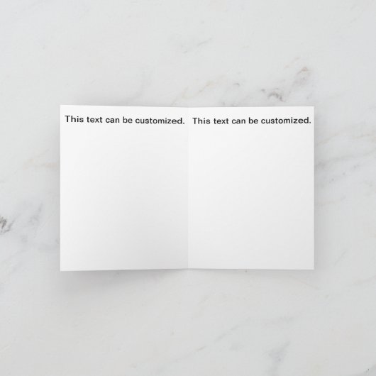 実在代理不動産仲介業者おもしろい折りカード 招待状 (内部)