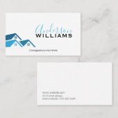 実在代理人 |エグゼクティブスクリプト 名刺 (正面/裏面)