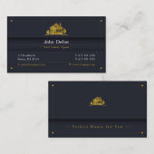 実在代理人 |グラフィックゴールデンハウス 名刺 (正面/裏面)