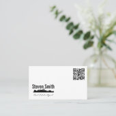 実在代理人 | シティスカイライン | QR 名刺 (スタンド正面)