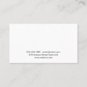 実在代理人 | シティスカイライン | QR 名刺 (裏面)