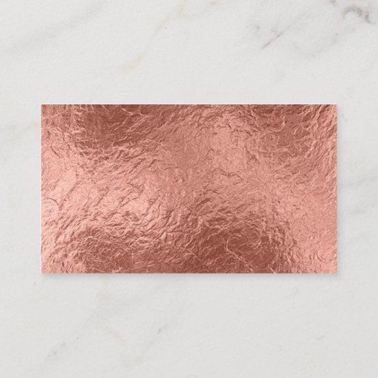 実在代理人 | バラ金箔テクスチャ 名刺 (裏面)