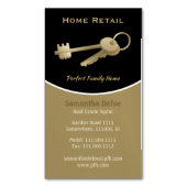 実在代理人 |パーフェクトファミリーホーム マグネット名刺 (正面縦)