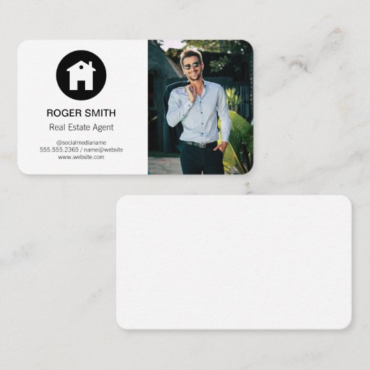 実在代理人 |ビジネスクラシックカード 名刺 (正面/裏面)