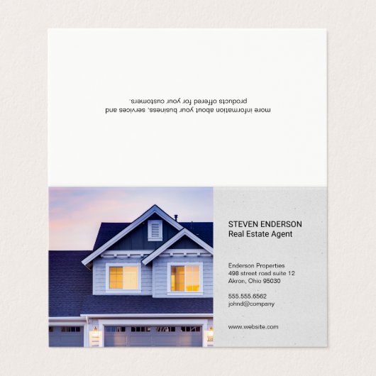 実在代理人 |プロパティホーム 名刺 (外部フラット)