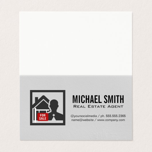 実在代理人 |プロパティマネージャの名刺 名刺 (外部フラット)