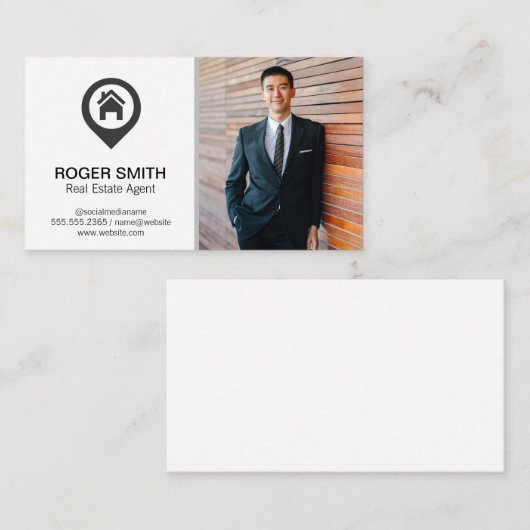 実在代理人 | ホーム検索 名刺 (正面/裏面)