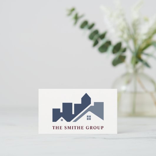 実在代理人 |ホーム |エステート実在ロゴ 名刺 (スタンド正面)