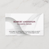 実在代理人 |ホーム | Financeプロパティ 名刺 (裏面)