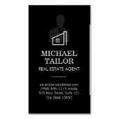 実在代理人 マグネット名刺 (正面縦)