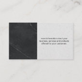 実在代理人 | マーブルラグジュアリー 名刺 (裏面)