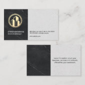 実在代理人 | マーブルラグジュアリー 名刺 (正面/裏面)