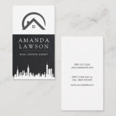 実在代理人 |レザーラックスエグゼクティブ 名刺 (正面/裏面)