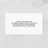 実在代理人 |不動産仲介業者ロゴ 名刺 (裏面)