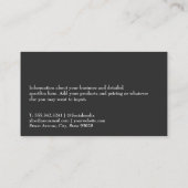 実在代理人 | 住宅物件のロゴ 名刺 (裏面)