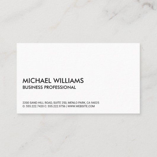 実在代理人 |住宅用ホームブルー 名刺 (裏面)