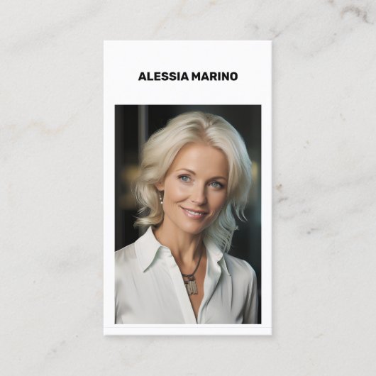 実在代理人 名刺 (正面)