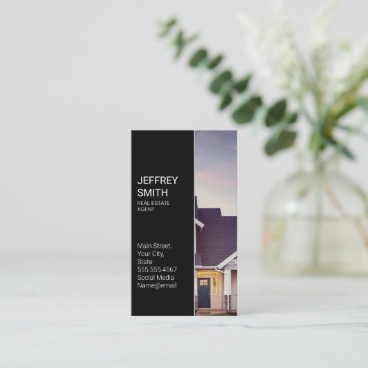 実在代理人 名刺 (スタンド正面)