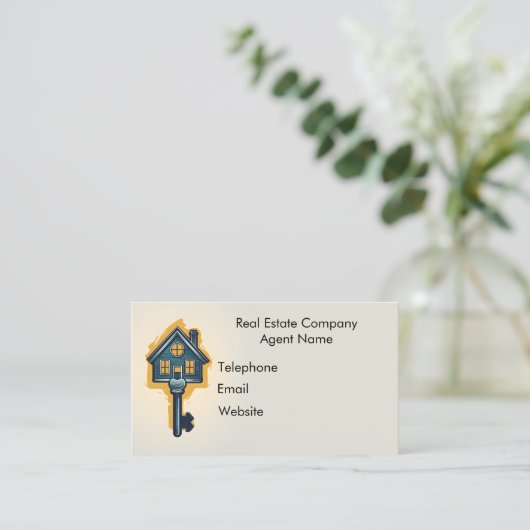 実在代理人 名刺 (スタンド正面)