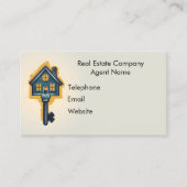 実在代理人 名刺 (正面)