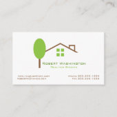 実在代理人 名刺 (正面)