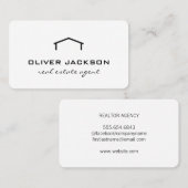 実在代理人 名刺 (正面/裏面)