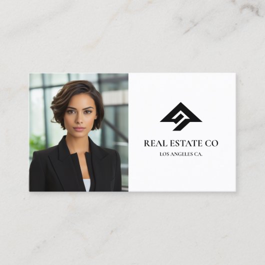 実在代理人 名刺 (正面)